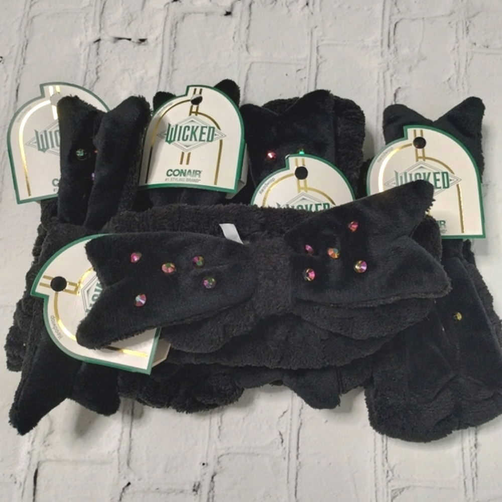 1 Wicked Collection Black Headwrap Headband